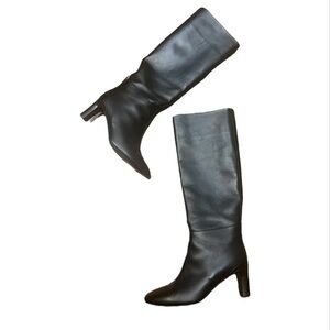 Hermes Leather Biker Boots